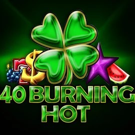 Official Slots logo: 40 Burning Hot by Amusnet Interactive at Guru Casino