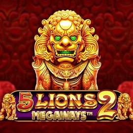 5 Lions Megaways 2 online game logo by Pragmatic Play on guru-casino.com