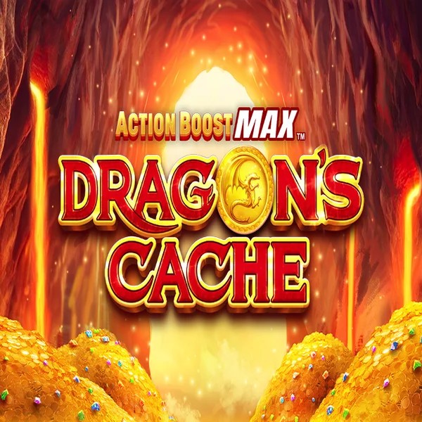 Action Boost Max Dragon's Cache online game logo by SpinPlay Games on guru-casino.com