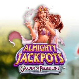 Almighty Jackpots: Garden of Persephone online game logo by Novomatic on guru-casino.com