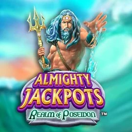 Almighty Jackpots – Realm of Poseidon casino game by Novomatic – featured logo at Guru Casino