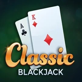 Classic Blackjack online game logo by Red Tiger Gaming on guru-casino.com