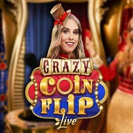 Crazy Coin Flip game by Evolution – logo hosted on Guru Casino