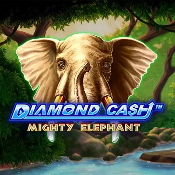Slots logo of Diamond Cash Mighty Elephant from Greentube at Guru Casino