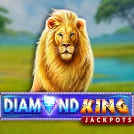 Diamond King Jackpots slot visual from SpinPlay Games available on guru-casino.com