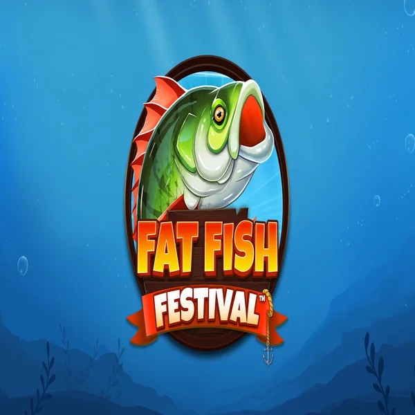 Fat Fish Festival slot logo by Wishbone Games at Guru Casino