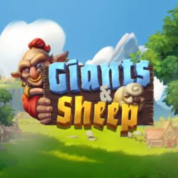 Official Slots logo: Giants and Sheep by Relax Gaming at Guru Casino