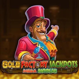 Jackpots logo of Gold Factory Jackpots Mega Moolah from Aurum Signature Studios at Guru Casino