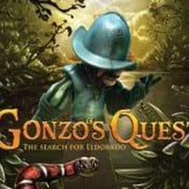 Gonzo&#039;s Quest logo – Slots by NetEnt at Guru Casino