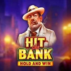 Hit The Bank Hold and Win slot logo by Playson at Guru Casino