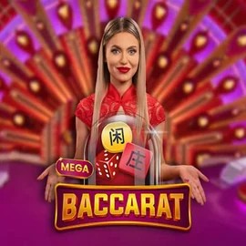 Mega Baccarat slot visual from Pragmatic Play available on guru-casino.com