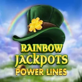 Official Jackpots logo: Rainbow Jackpots Power Lines by Red Tiger Gaming at Guru Casino